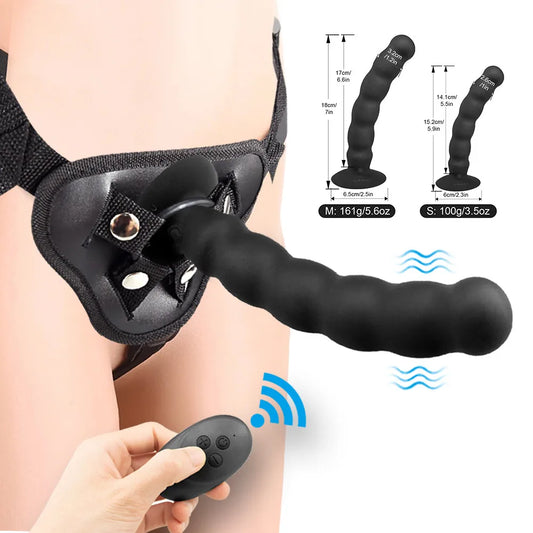 Prostate Massager Wireless Remote Vibrator Anal Beads Butt Plug G Spot Stimulator Penis Vibrating Dildo Sex Toys For Men Women