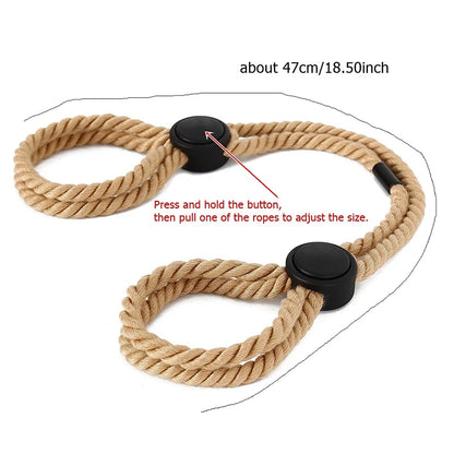 Sexy Rope Handcuffs Soft Wrist Ankle Cuffs BDSM Adult Sex Toys for Couples Bondage Slave Restraints Fetish SM Exotic Accessories