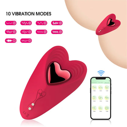 10 Mode Wearable Vibrator For Women Wireless APP Remote Panties Dildo Vibrator for Women Clit Stimulator Adult Sex Toys