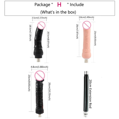 Portable Automatic Sex Machine with Big Dildo for Women Masturbation Pumping Gun for Couple Men Sex Toys