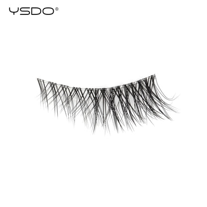 YSDO Natural False Eyelashes 3/6/10 Pairs Wispy Faux 3D Mink Lashes Reusable Fluffy Cat Fake Lashes Extension Makeup Tool Cílios