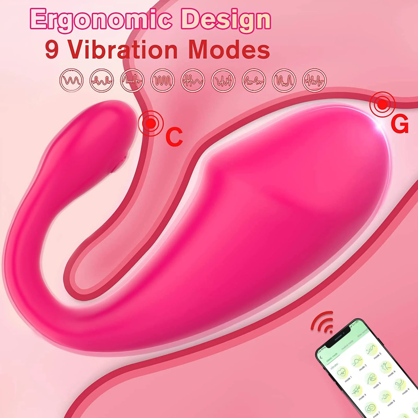 Wireless Bluetooth Vibrator for Women APP Remote Control G Spot Massager Lovers Stimulator Female Panties Sex Toys for Adults