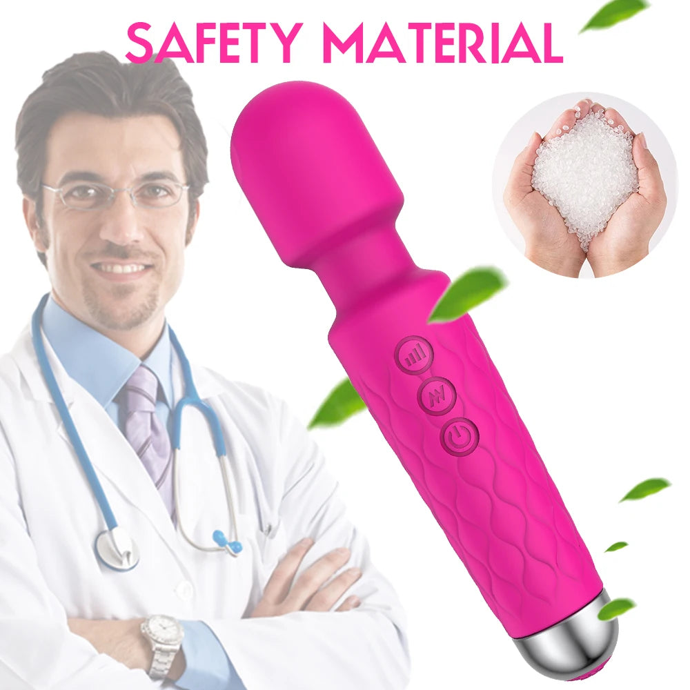 Powerful Magic Wand Vibrators for Women Clitoris Stimulator AV Stick G Spot Massager Female Masturbator Sex Toys for Woman Shop