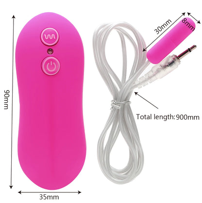 OLO Remote Control Mini Bullet Vibrator 10 Speed G-Spot Massager Vibrating Egg Urethral Plug Vibrator Sex Toys for Women