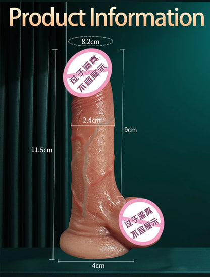 Realistic Thrusting Dildo Vibrator Soft Small and Convenient Medical Silicone Penis For Woman G Spot Vagina Masturbator Sex Toys