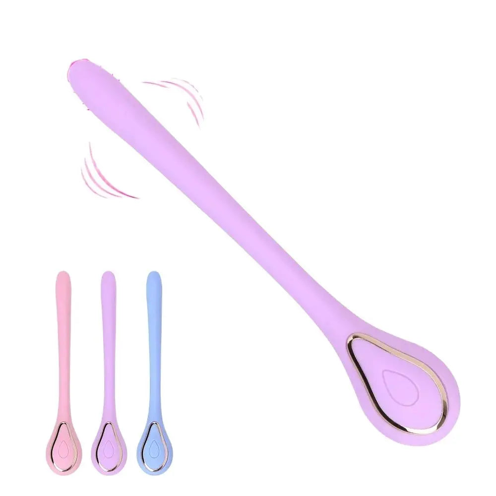 10 frequency ultra-thin short vibrator female Dildo Clitoris vaginal stimulator masturbator plug anal toy adult sexual equipment