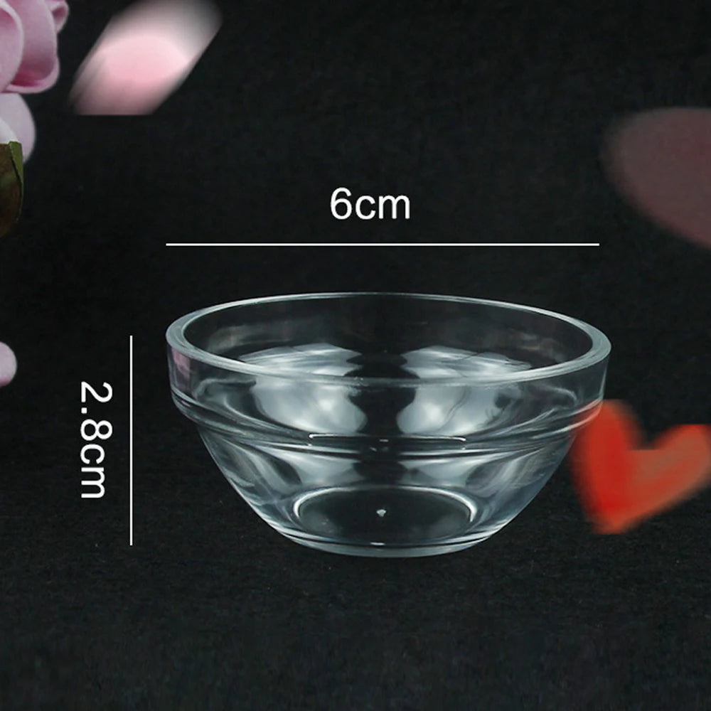 1/3/5pcs Acrylic Face Beauty Mixing Bowl DIY Stirring Bowls Transparent Cosmetic Beauty Tool Home Salon Spa Face Skin Applicator