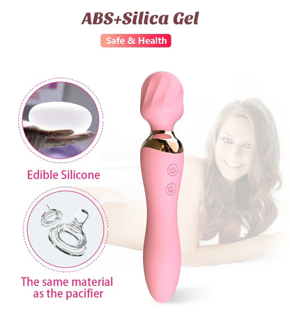 Powerful Vibrator Dildos Wand for Women 10 Modes Clitoris Stimulator G Spot Vagina Massager Female MasturbatorSex Toys Adults 18