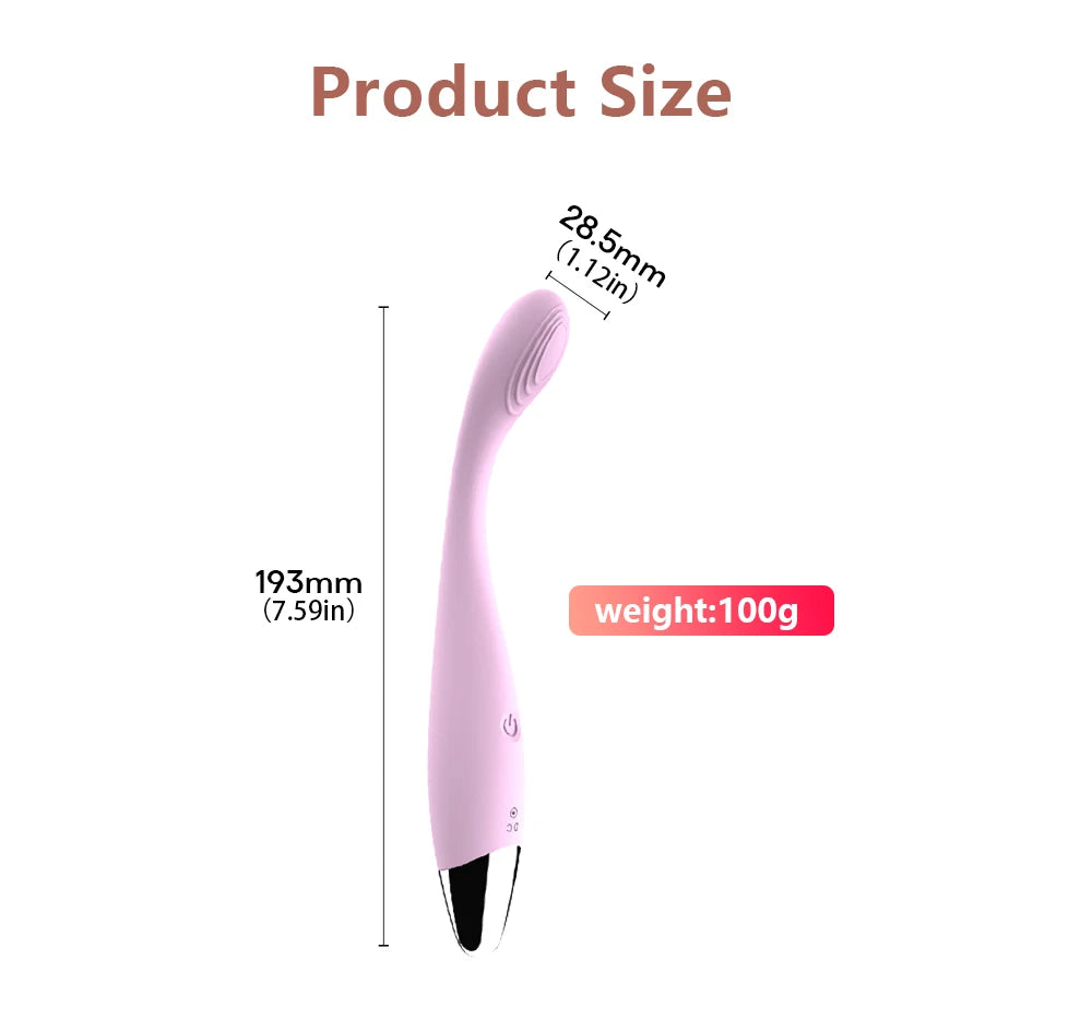 Beginner Finger Shaped Vibes G-Spot Vibrator for Women Nipple Clitoris Stimulator 8 Fast Seconds to Orgasm Sex Toys for Adults