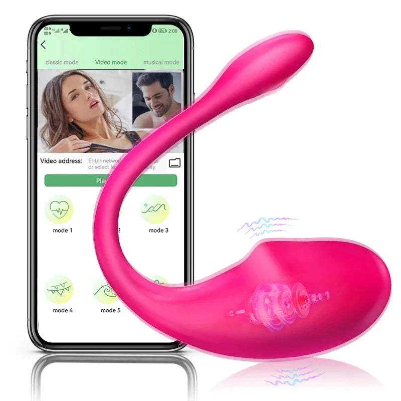 Wireless Bluetooth Vibrator for Women APP Remote Control G Spot Massager Lovers Stimulator Female Panties Sex Toys for Adults