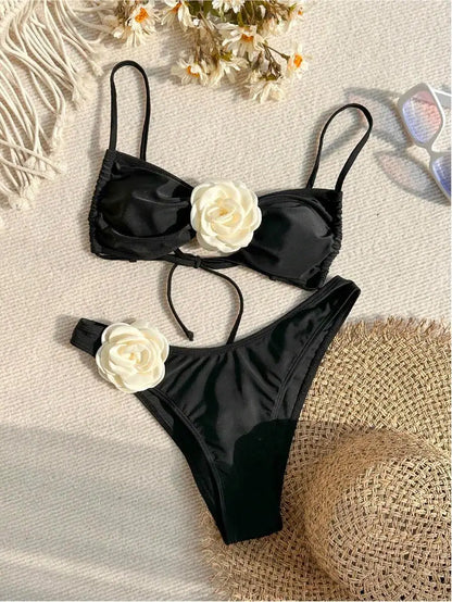 New Sexy Bikinis Swimsuits Women Swimwear Push Up Female Beach Swimming Wear Bathing Suits Brazilian Bikini Set Pool Bather 2024