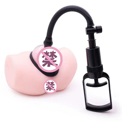 Manual Pussy Pump Vagina Clitoris Sucker Manual Women Breast Massage Nipple Stimulator Enlarge Vacuum Pump Cover Adult Sex Toy