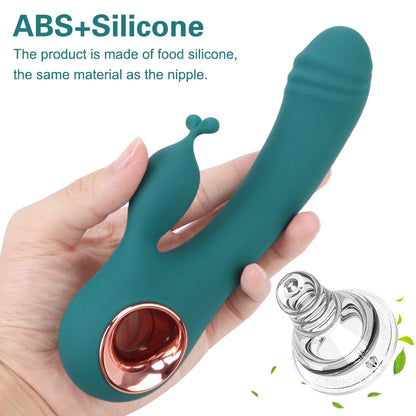 USB Rechargeable Dildo Rabbit Vibrator Sex Toys for Women Vaginal Anal Massager G Spot Clitoris Stimulation 10 Frequency extend