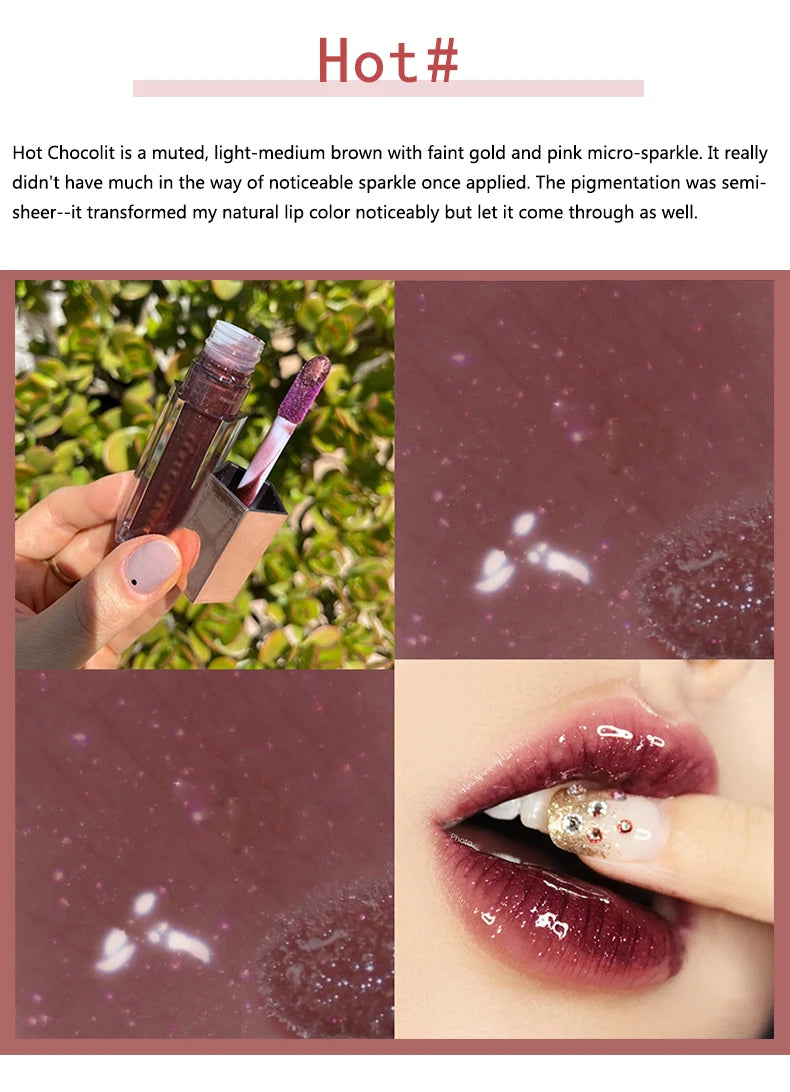 Gloss Bomb Universal Lip Luminizer 9 Color Makeup Lip Gloss Non-sticky Moisturizing Plumper Long Lasting Glitter Liquid Lipstick