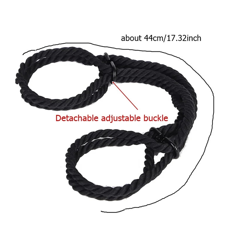 Sexy Rope Handcuffs Soft Wrist Ankle Cuffs BDSM Adult Sex Toys for Couples Bondage Slave Restraints Fetish SM Exotic Accessories