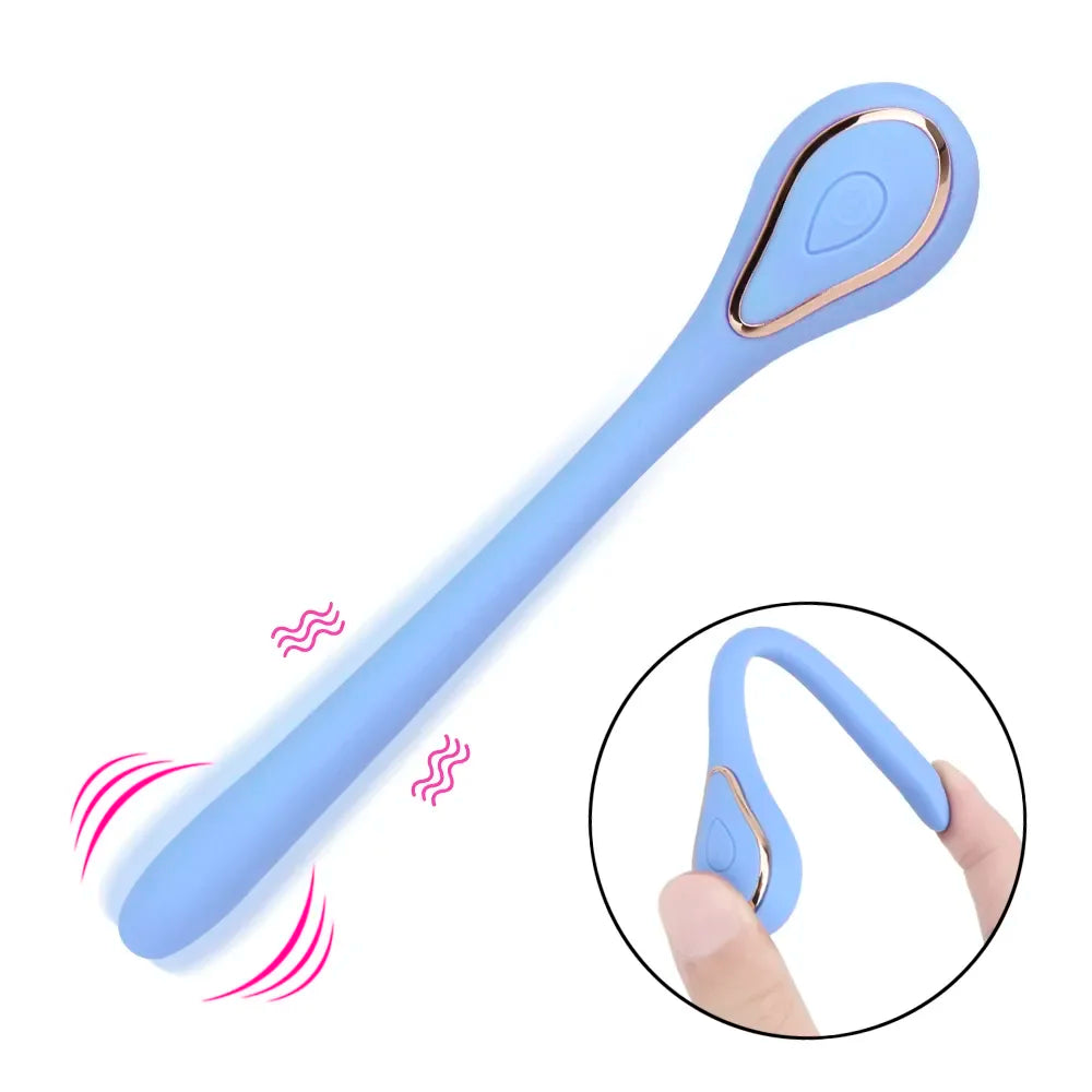 10 frequency ultra-thin short vibrator female Dildo Clitoris vaginal stimulator masturbator plug anal toy adult sexual equipment