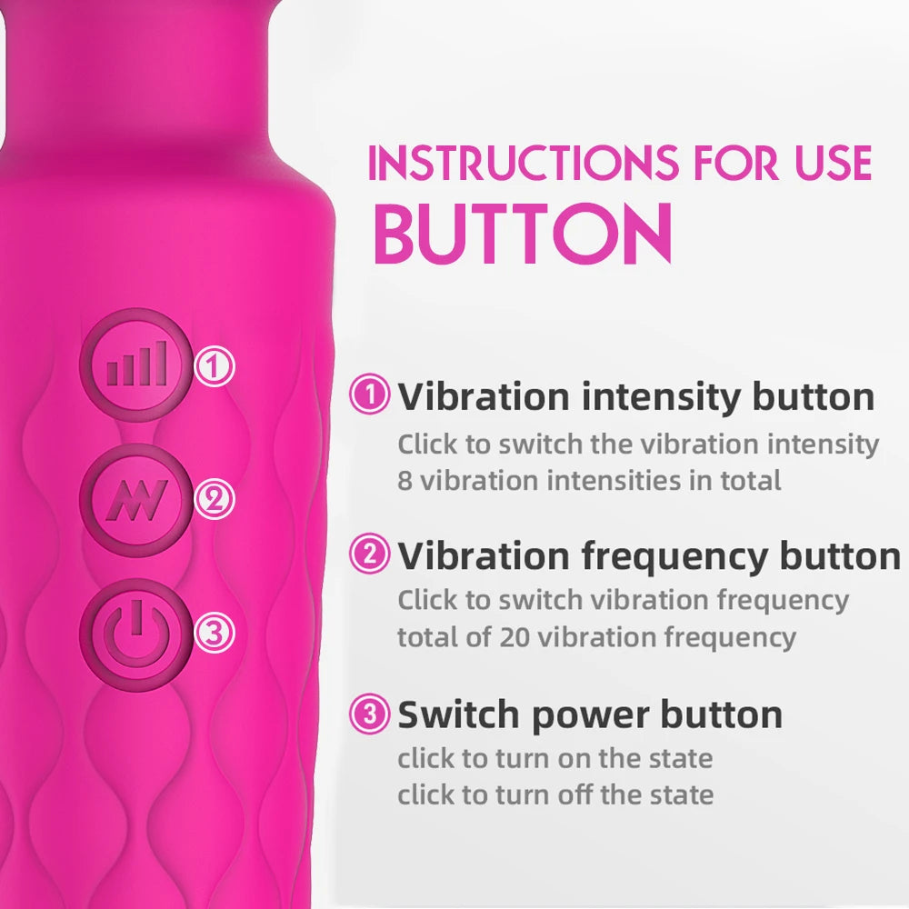 Powerful Magic Wand Vibrators for Women Clitoris Stimulator AV Stick G Spot Massager Female Masturbator Sex Toys for Woman Shop