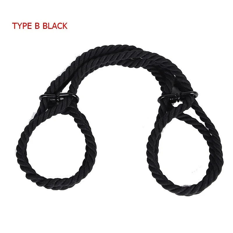 Sexy Rope Handcuffs Soft Wrist Ankle Cuffs BDSM Adult Sex Toys for Couples Bondage Slave Restraints Fetish SM Exotic Accessories