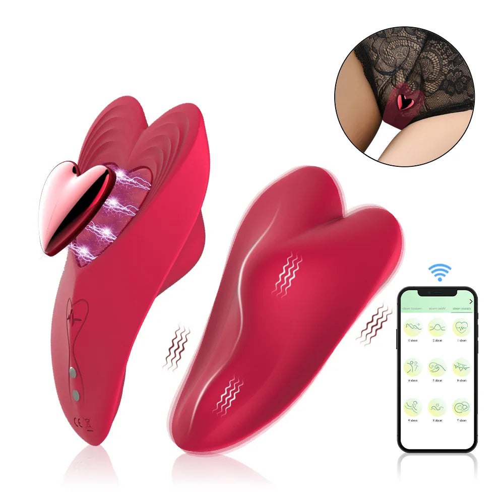 10 Mode Wearable Vibrator For Women Wireless APP Remote Panties Dildo Vibrator for Women Clit Stimulator Adult Sex Toys