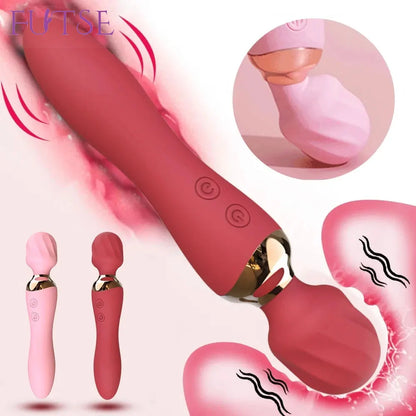 Powerful Vibrator Dildos Wand for Women 10 Modes Clitoris Stimulator G Spot Vagina Massager Female MasturbatorSex Toys Adults 18