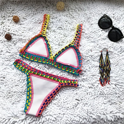 Sexy Bikinis Women Swimsuit Summer Neoprene Bikini Beach Wear Surf Biquini Female Swimwear Two Piece Brazilian Bathing Suit Hot