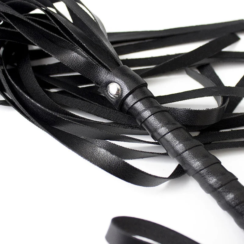 Bdsm Bondage Kit Leather Handcuffs Sets Whip Nipple Clamps Ball Gag Collar Sex Toys for Women Couples Flirt Adult Games Product