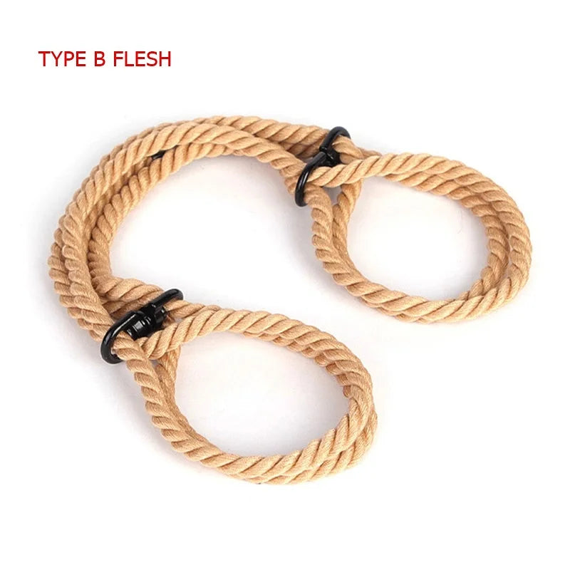 Sexy Rope Handcuffs Soft Wrist Ankle Cuffs BDSM Adult Sex Toys for Couples Bondage Slave Restraints Fetish SM Exotic Accessories