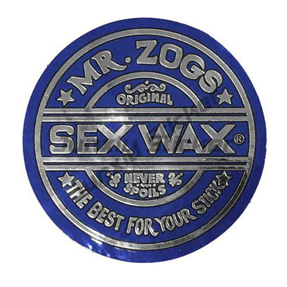 Circular Vinyl Sticker MR Zogs Sex Wax THE BEST FOR YOUR STICK Surfing Snowboarding Laptop Car Decal Surf Decor