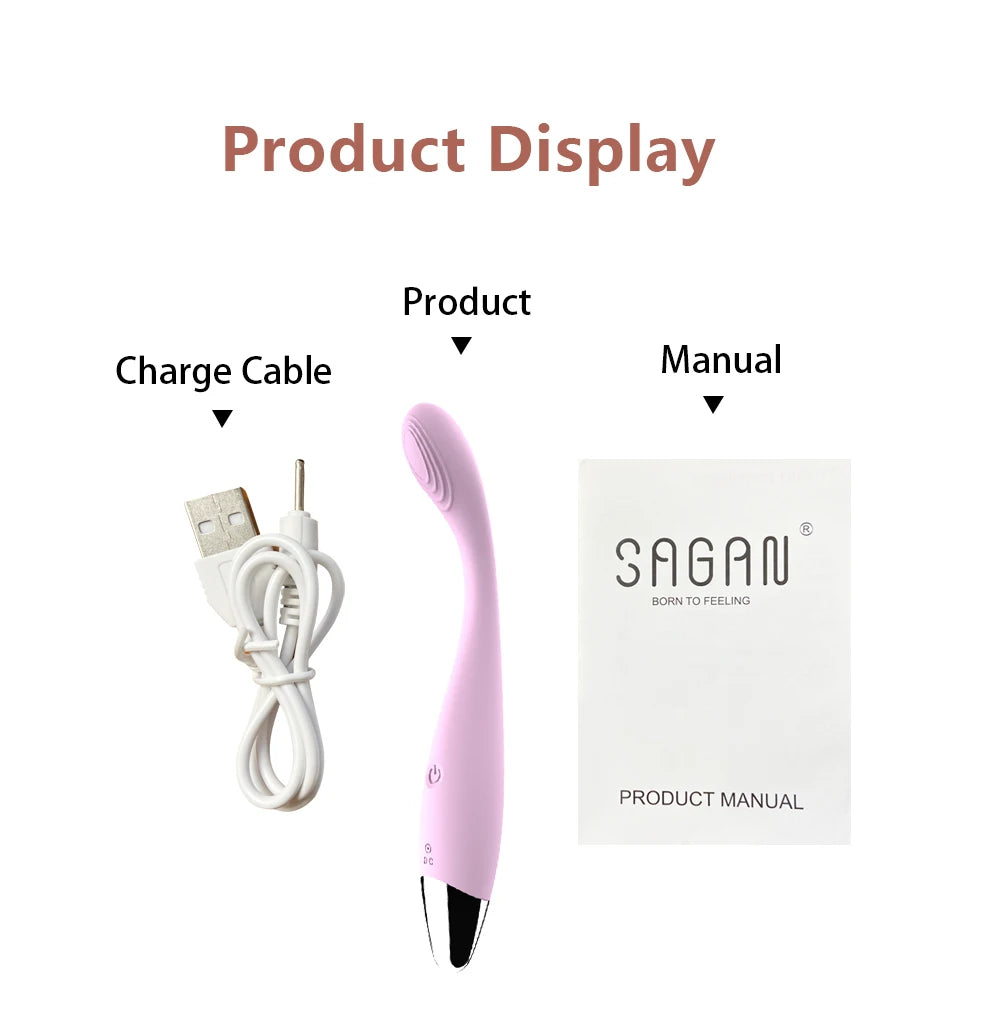 Beginner Finger Shaped Vibes G-Spot Vibrator for Women Nipple Clitoris Stimulator 8 Fast Seconds to Orgasm Sex Toys for Adults