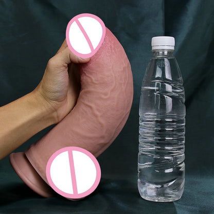 Very Soft  Skin Feel Big Thick Dildo Anal Sex Toy for Man Woman Realistic Silicone Penis Gay Masturbation Cock Suction Cup Dick