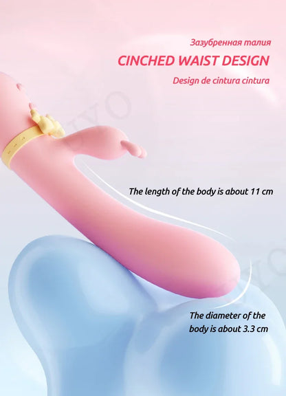 vibrator for woman sex toy Silicone Rabbit Vibrator USB Rechargeable Waterproof G-Spot Stimulating Clitoral Stimulator UYO