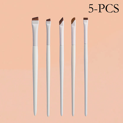 Upgrade Blade Eyeliner Brush Ultra Thin Fine Angle Flat Eyebrow Brush Under The Eye Makeup Brushes Precise Detail Brush white