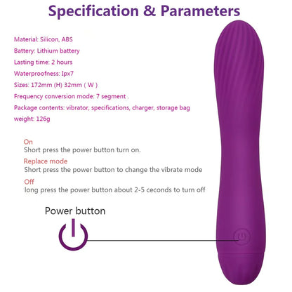 Vibrator Soft Silicone Dildo Realistic Rechargeable Vibrators for Women Clitoral Stimulator Female Masturbation Adult Sex Toys