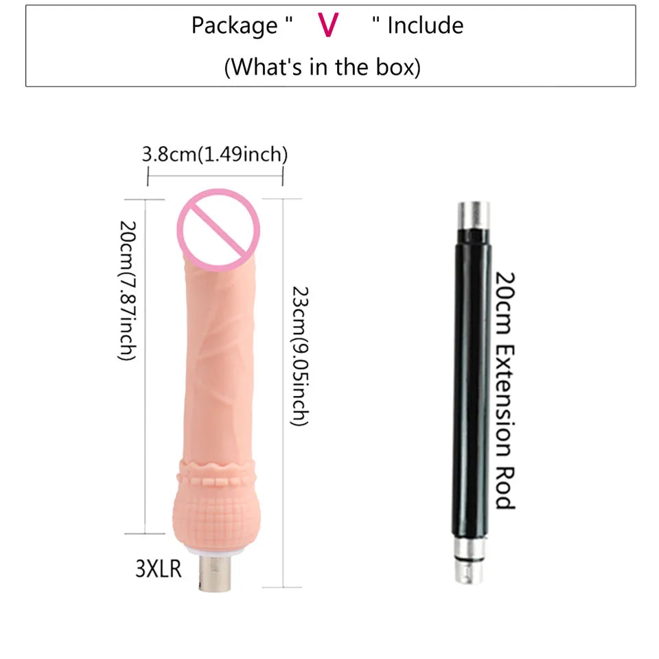 Portable Automatic Sex Machine with Big Dildo for Women Masturbation Pumping Gun for Couple Men Sex Toys