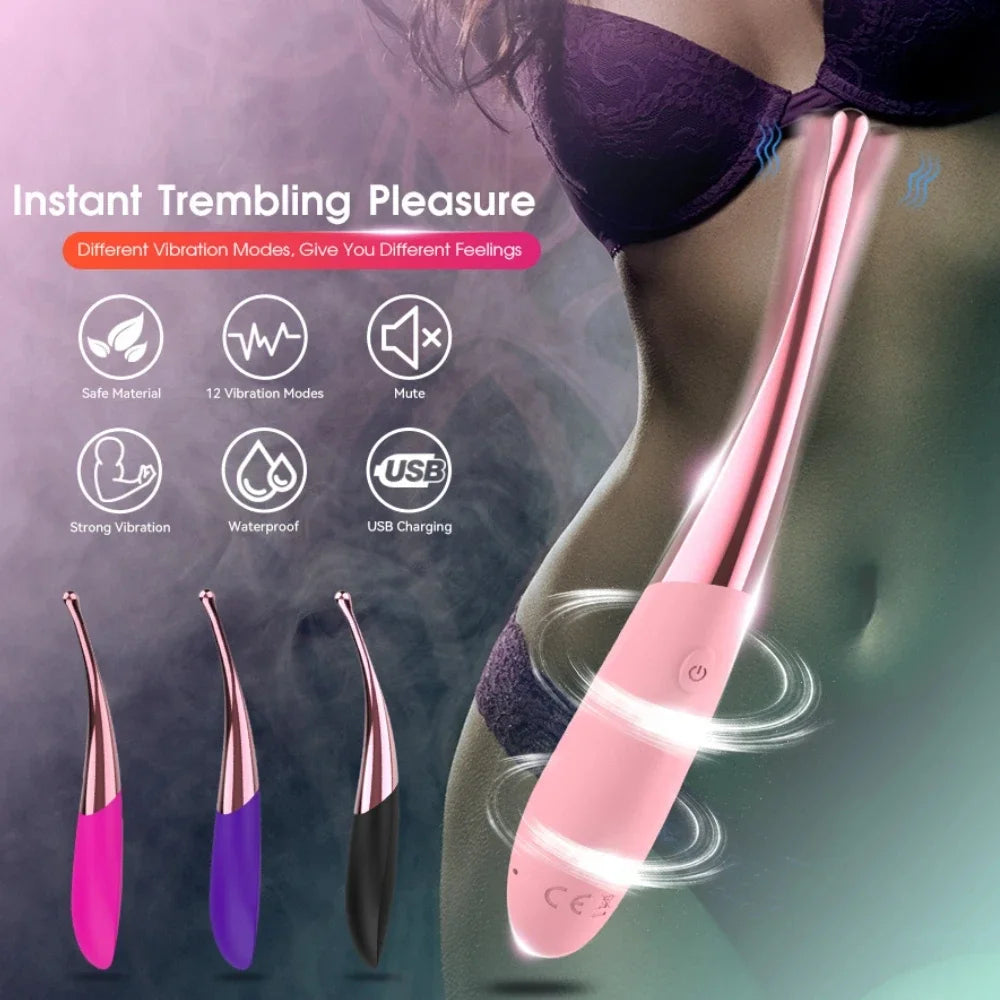 Powerful High Frequency G Spot Vibrators for Women 3 In 1 Nipple Clitoris Stimulator Vagina Massager  Sex Toys for Women 18+