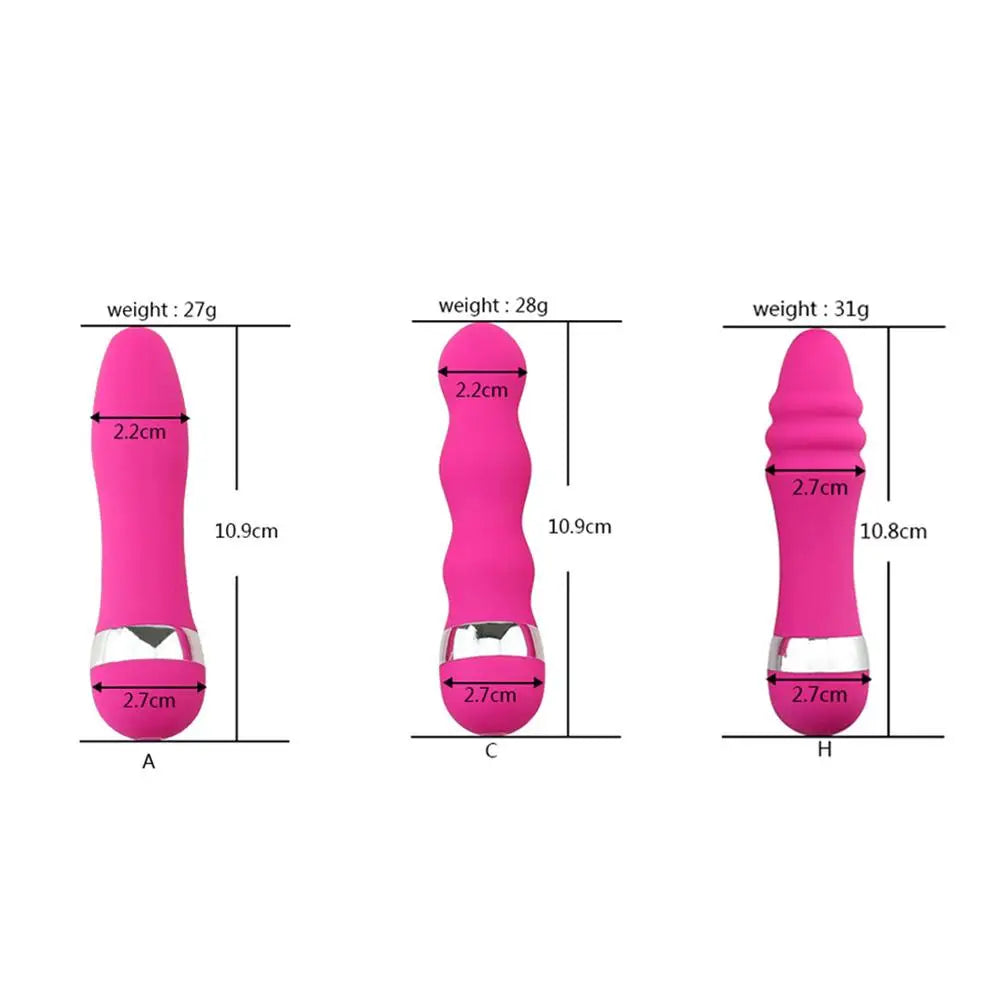 Mini Dildo G Spot Vagina Vibrator For Women Intimate Goods Threaded Av Vibrator Stimulate Butt Plug Anal Erotic Goods Sex Toys