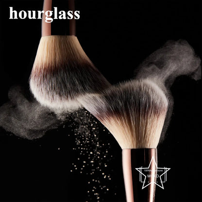 Hourglass Series Powder Foundation Makeup Brush Kabuki Contour Cream Blush Bronzer Make Up Eyeshadow Eyeliner Smudge Brush