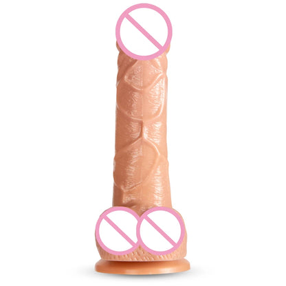 Huge Realistic Soft Dildo Penis Cheap Small Anal Dildo Silicone Suction Cup Masturbators Butt Plug Toys for Women Ring Cock