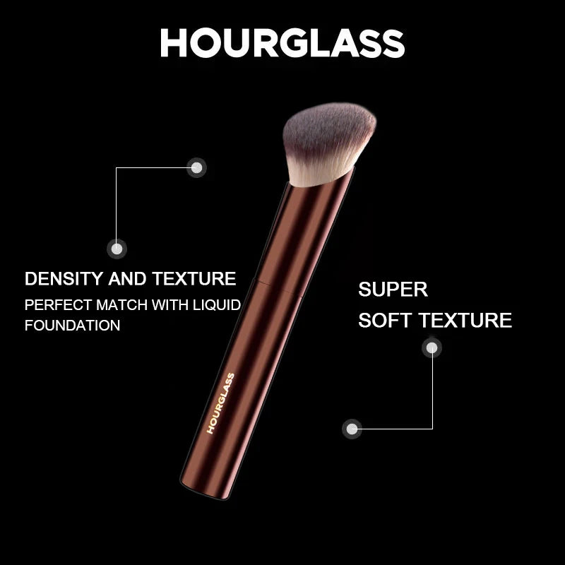 Hourglass  Makeup Brush - Ambient Soft Glow Foundation Brush Soft Fiber Hair Fashion Design Single Face Brush