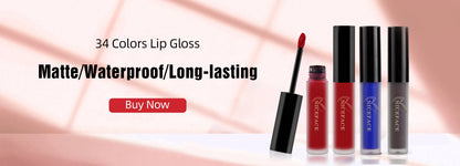 Matte Liquid Lipstick Waterproof Long Lasting Velvet Lip Gloss Tint Tube Matte Nude Pigment Red Black Makeup Cosmetics Lipsticks