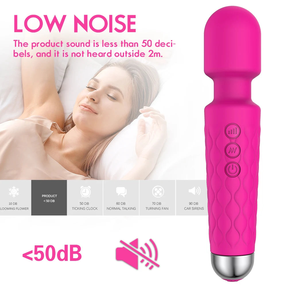 Powerful Magic Wand Vibrators for Women Clitoris Stimulator AV Stick G Spot Massager Female Masturbator Sex Toys for Woman Shop