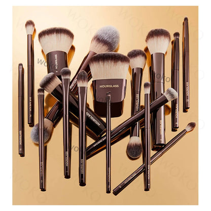 Hourglass Series Powder Foundation Makeup Brush Kabuki Contour Cream Blush Bronzer Make Up Eyeshadow Eyeliner Smudge Brush