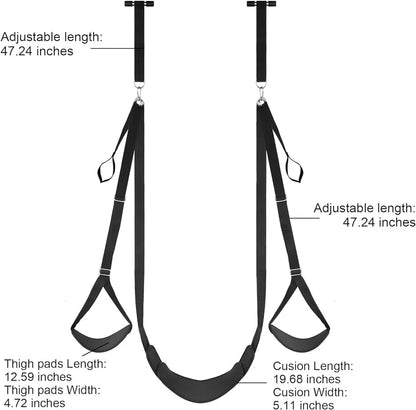 BDSM Swing Bondage Posture Shoulder Strap Constraint Bedroom Furniture on The Door Sex Swing Adjustable Sexuels Sling Sex Toys