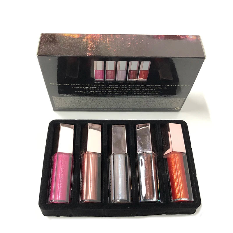 Christmas Gift Makeup High-shine Lip gloss Moisturizing Lip Plumper Glossy Posse Mini Gloss Bomb Collection Limited Edition