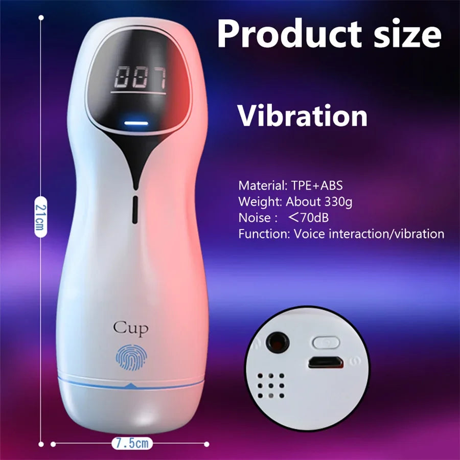 Sex Toys Tools Male Automatic Masturbator Cup Real Vagina Massage Pussy Masturbation Penis Trainer Adult Sex Toys For Men