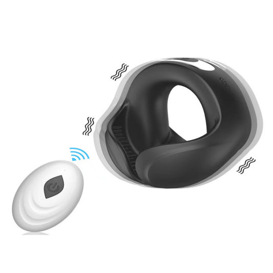 Vibrierender Eierring mit Doppelmotor für Männer, tragbares Vibrierendes Zubehör